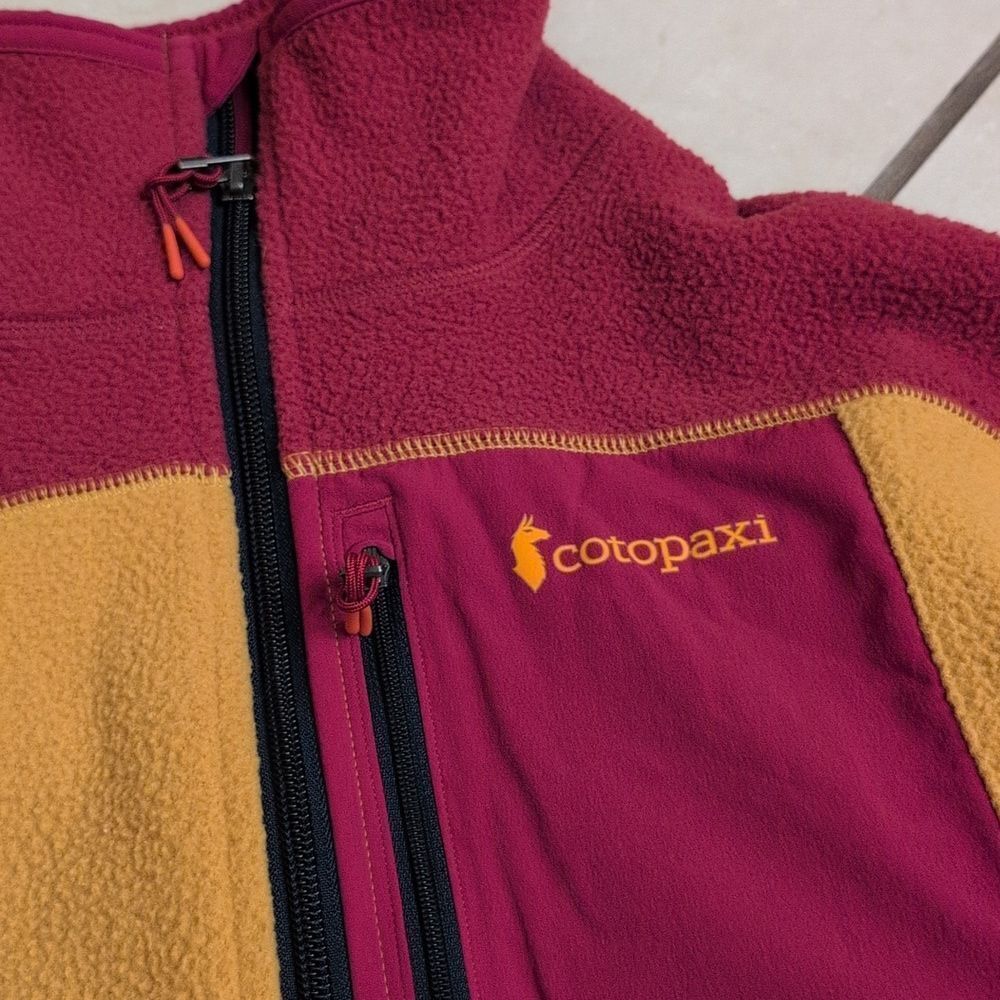 Cotopaxi Abrazo Half-Zip Fleece Jacket Yellow Fushia Size XS - Picture 4 of 11